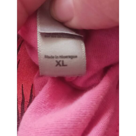 Women's extra large Def leopard pink short sleeve - Picture 3 of 4